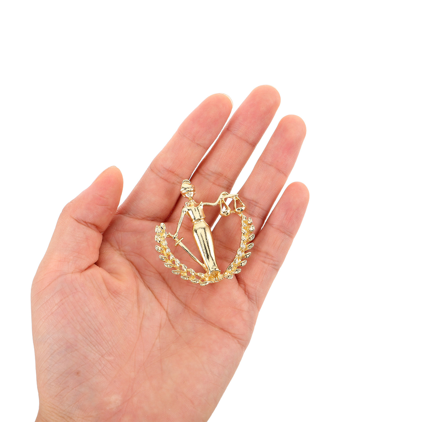 Scale - Men Formals & Ethnic Wear - 2Pcs Lawyer Brooch Pin Men Scale