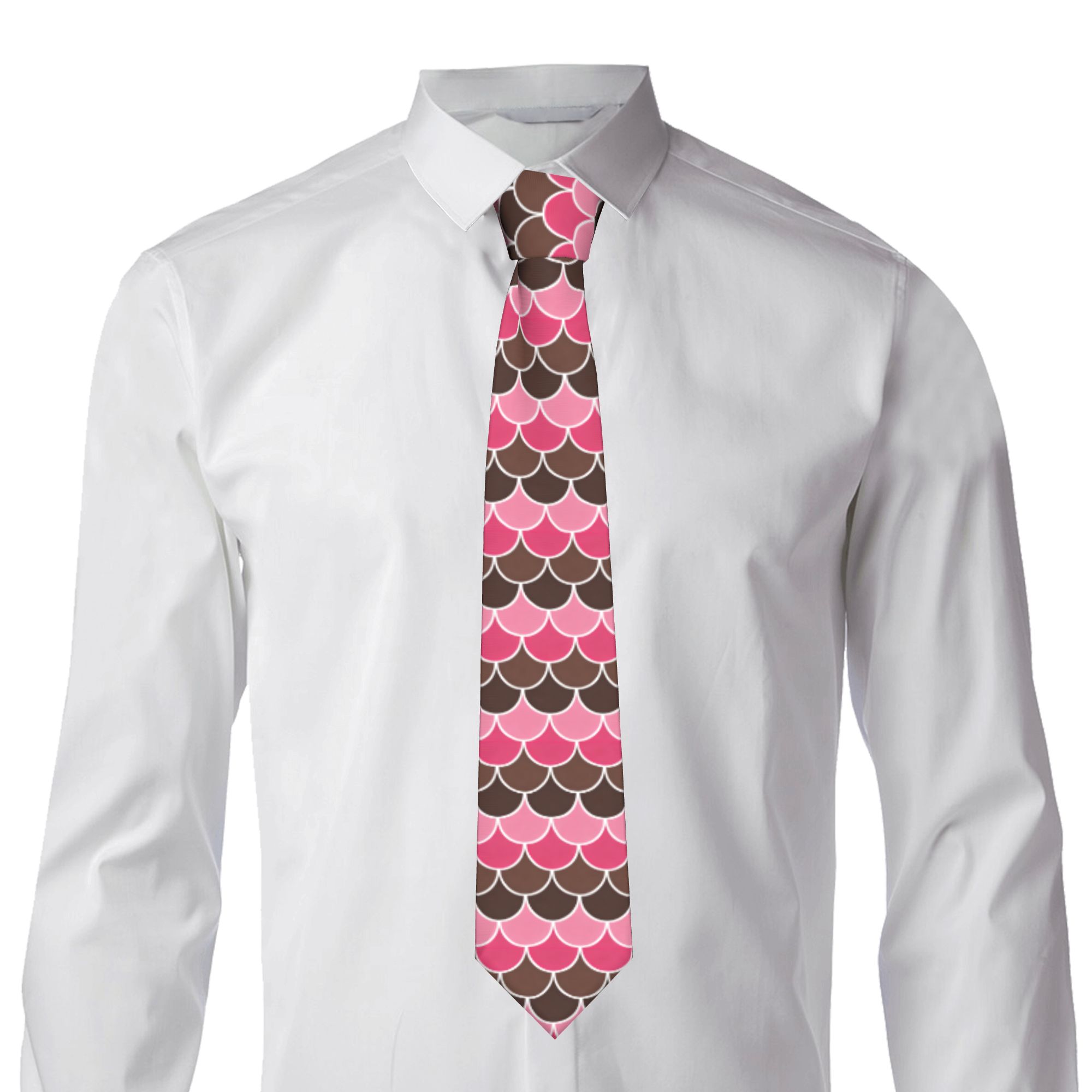 Formal Geometric Scallop Fish  - مراجعة Scale - Men Formals & Ethnic Wear وسعره