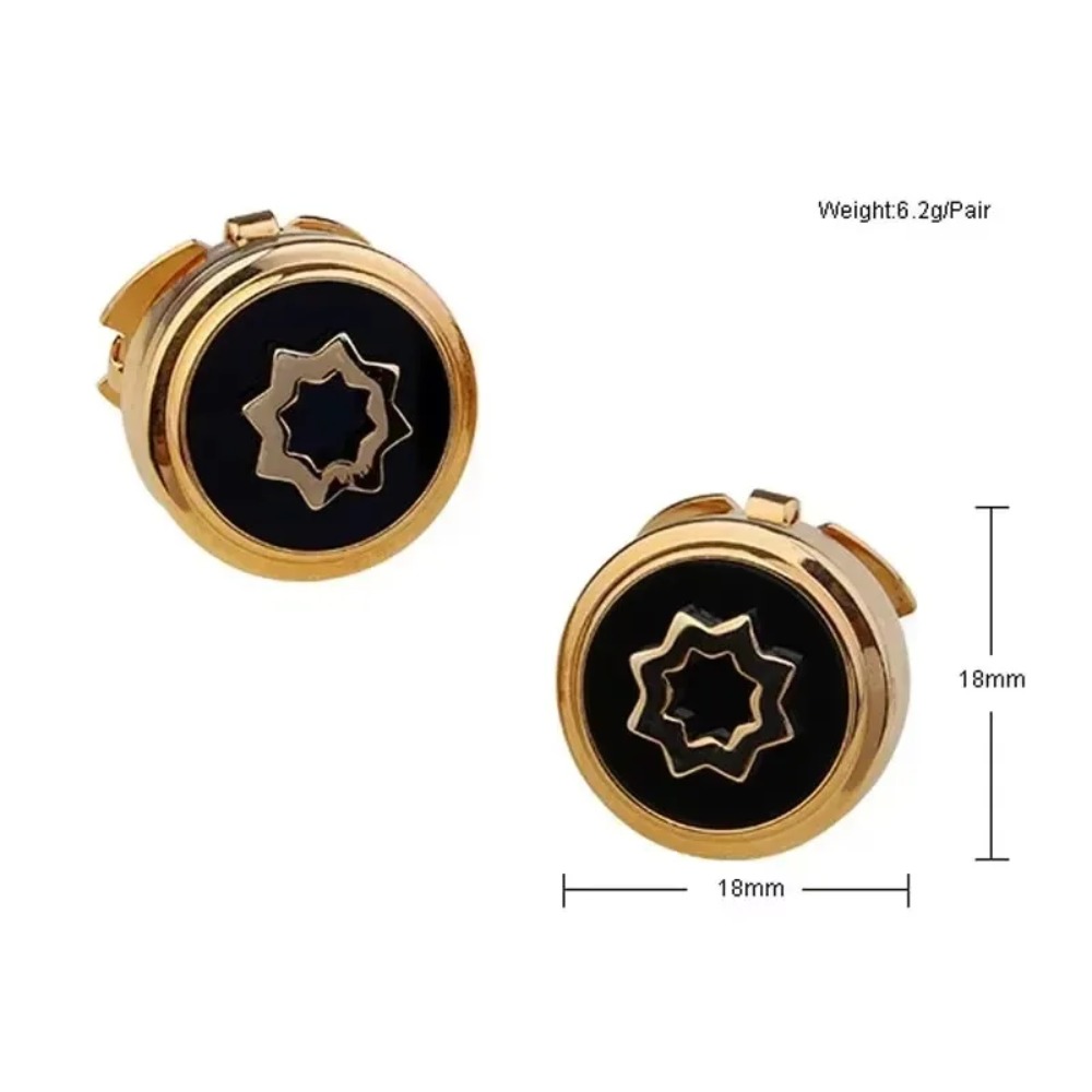 Round Cufflinks High-end Simpl - مراجعة Men Formal Wear Shirts وسعره