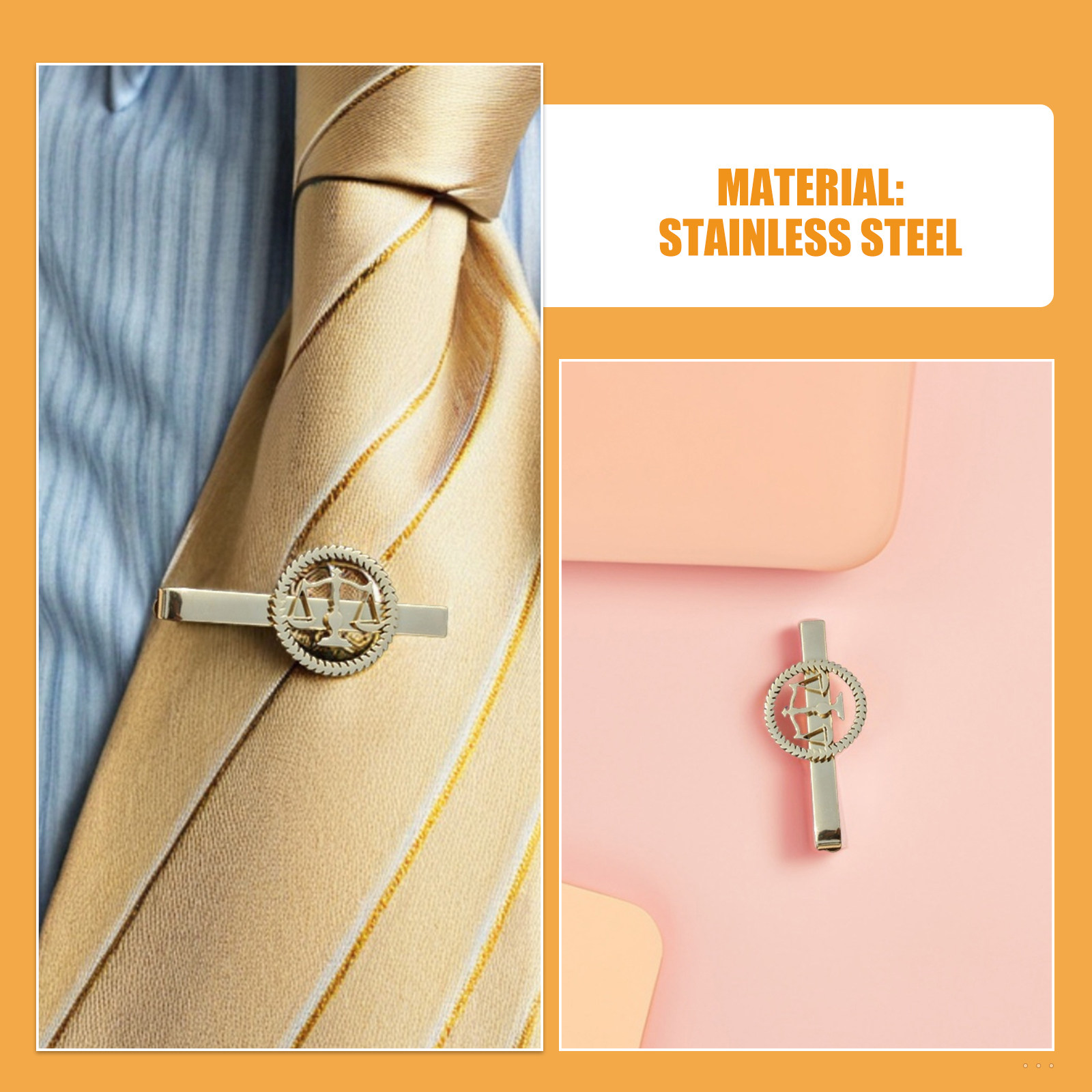 2Pcs Lawyer Libra Scale Tie Cl - مراجعة Scale - Men Formals & Ethnic Wear وسعره