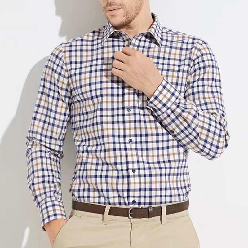 Men's long sleeve shirt pure c - مراجعة Men Formal Wear Shirts وسعره