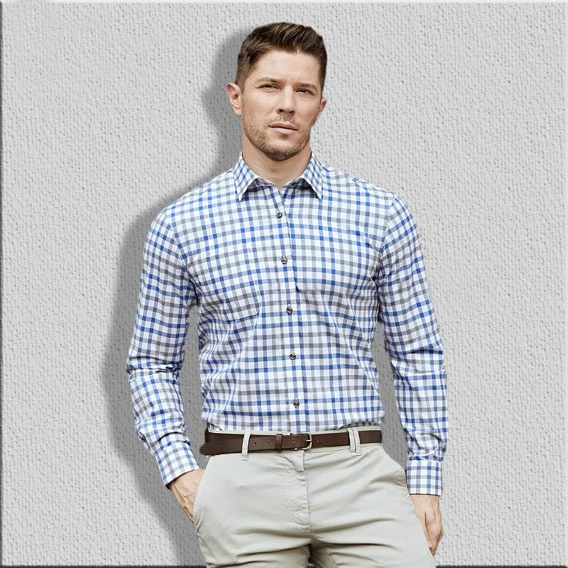 Men's long sleeve shirt pure c - مراجعة Men Formal Wear Shirts وسعره