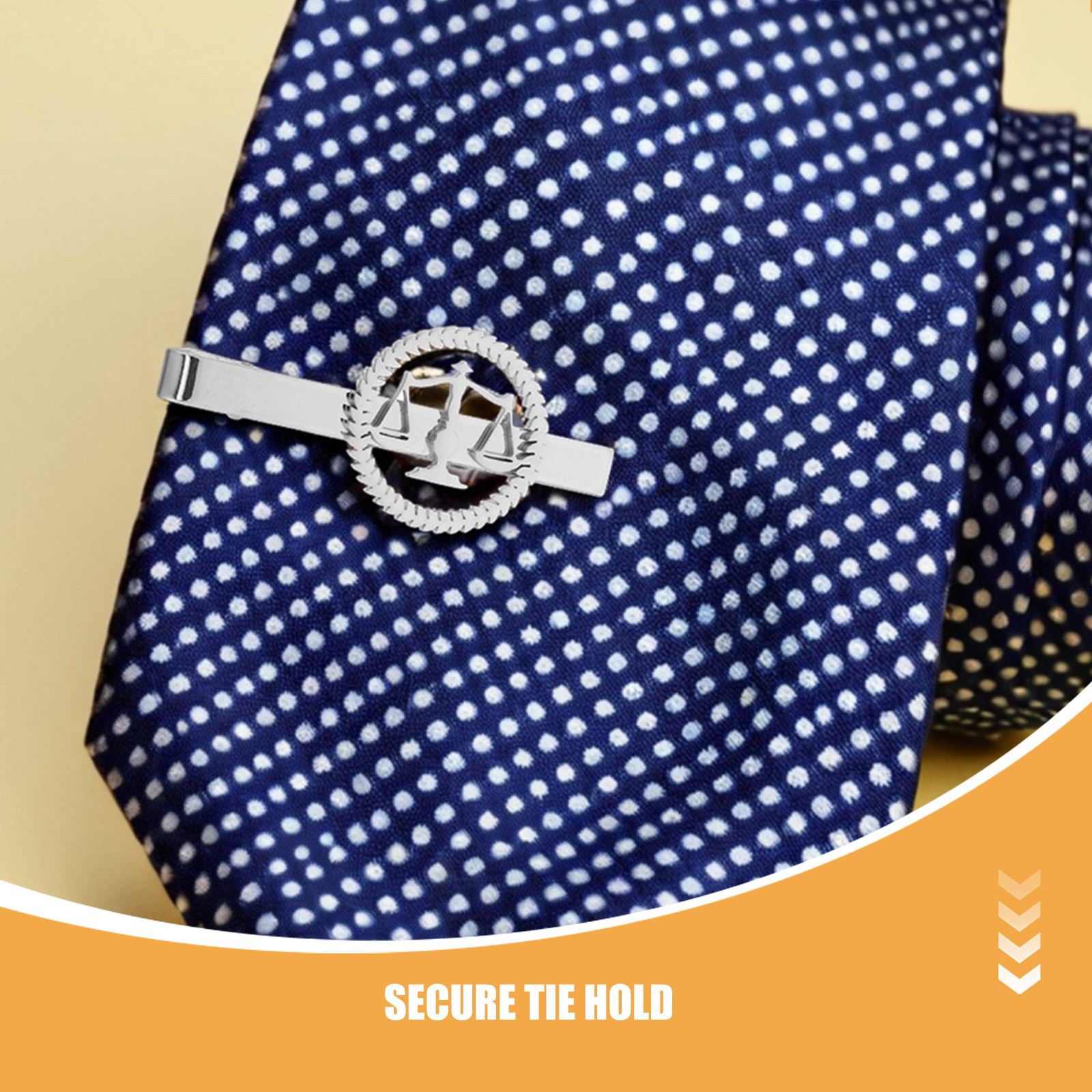 2Pcs Libra Scale Tie Clip Set  - مراجعة Scale - Men Formals & Ethnic Wear وسعره