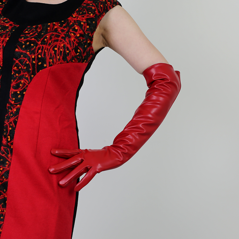 Women's Fashion Sexy Wide Slee - مراجعة Formal Glove Leather وسعره