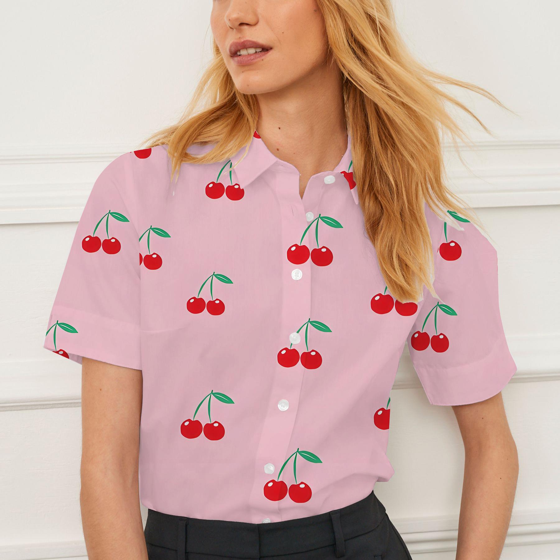 Summer women's 3D Print Shirt  - مراجعة Men Formal Wear Shirts وسعره
