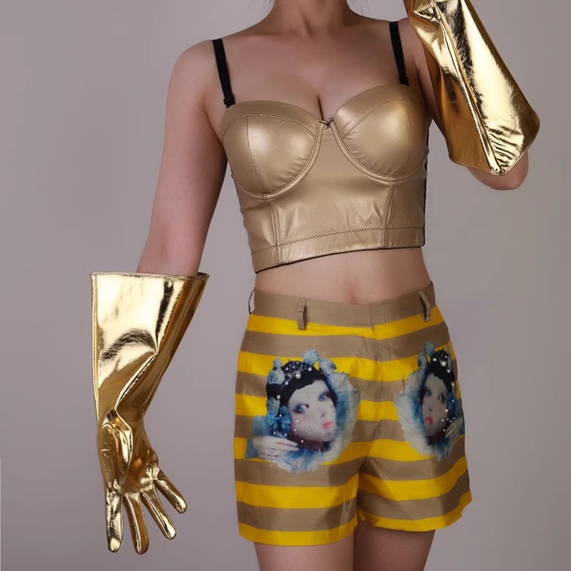 Women's Fashion PU Leather Wid - مراجعة Formal Glove Leather وسعره