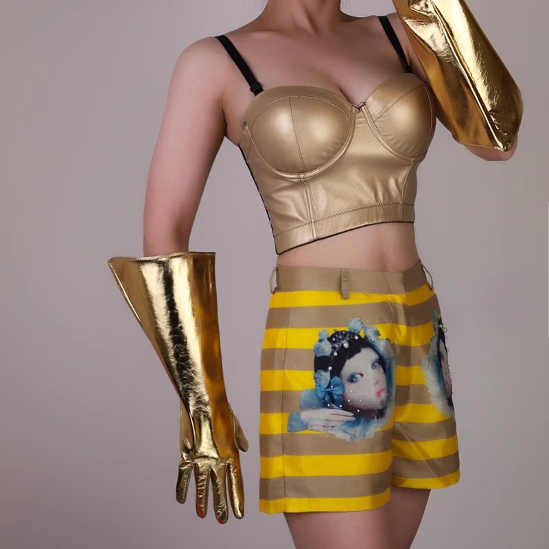 Women's Fashion PU Leather Wid - مراجعة Formal Glove Leather وسعره