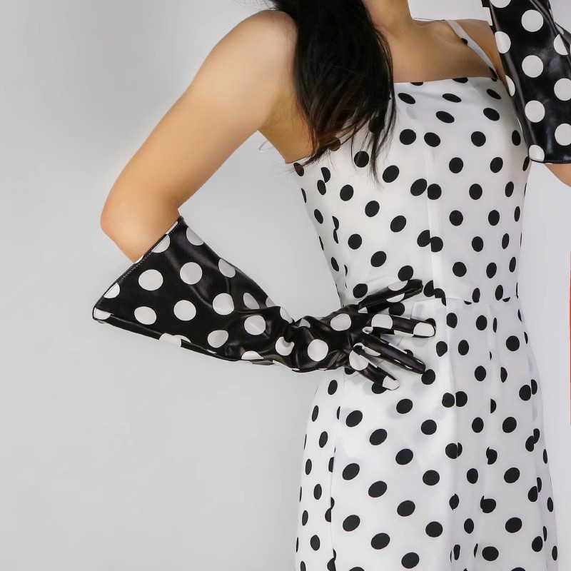 Women's Fashion PU Leather Wid - مراجعة Formal Glove Leather وسعره