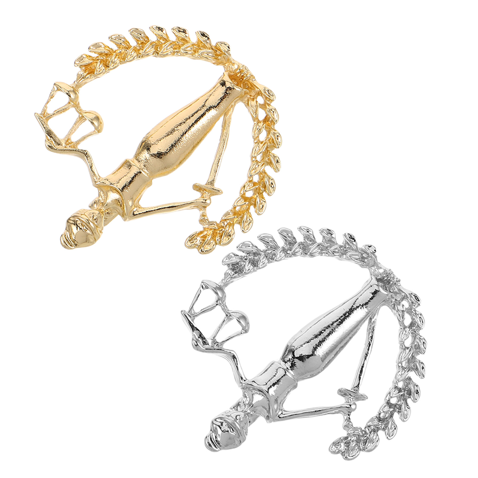 2Pcs Lawyer Brooch Pin Men Sca - مراجعة Scale - Men Formals & Ethnic Wear وسعره