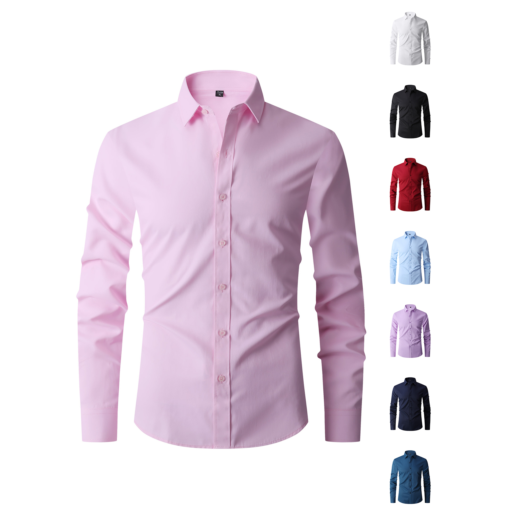 Good Quality Summer Cotton Men - مراجعة Men Formal Wear Shirts وسعره
