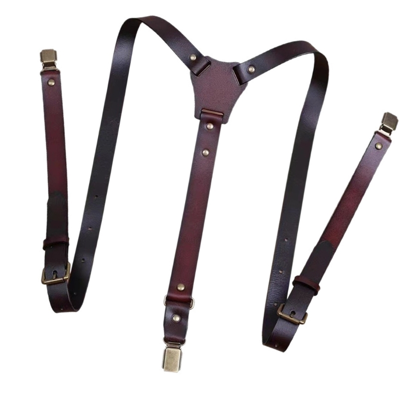  Classical PU Leather Suspende - مراجعة Men'S Formal Wear With Suspenders وسعره