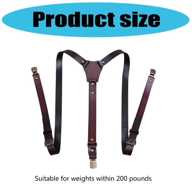  Classical PU Leather Suspende - مراجعة Men'S Formal Wear With Suspenders وسعره