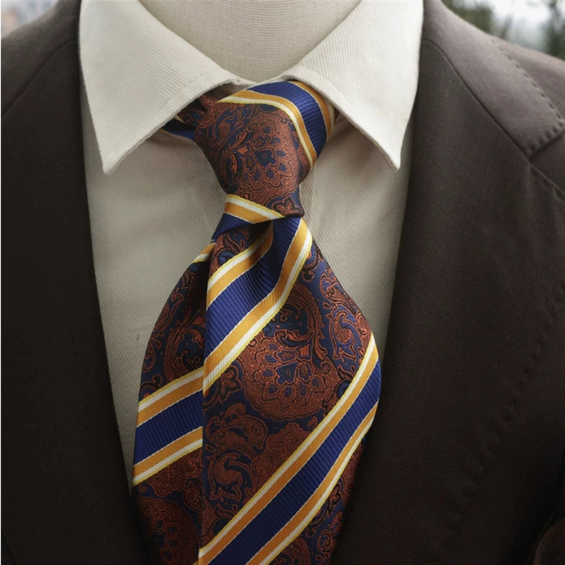 New Trendy Navy Brown Neckties - مراجعة Men Formal Wear Shirts وسعره