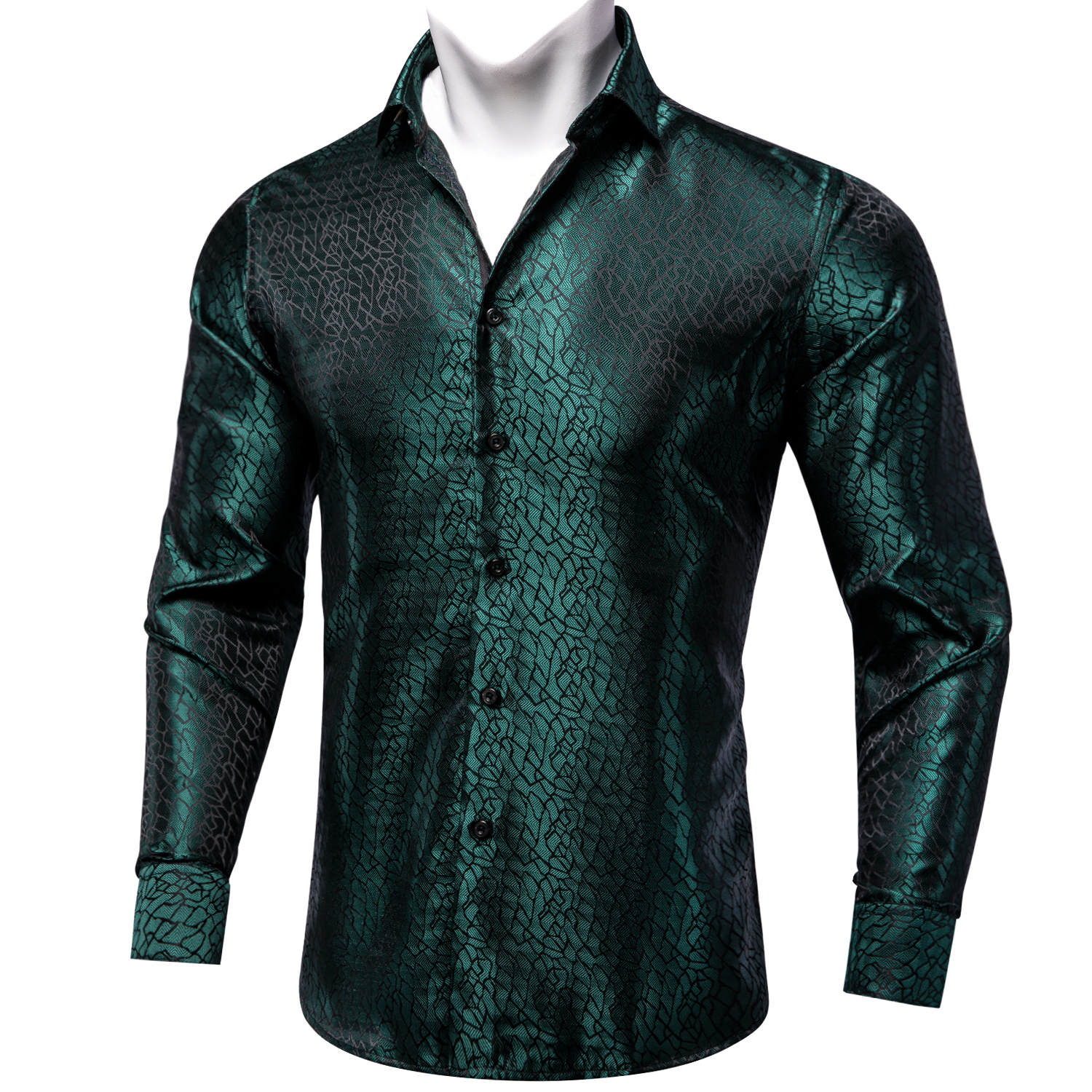 Fashion Green Shirts For Men C - مراجعة Men Formal Wear Shirts وسعره