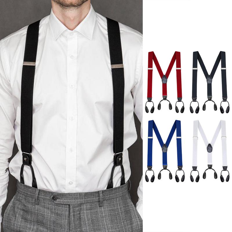 Adult Men Suspender Heavy Duty - مراجعة Men'S Formal Wear With Suspenders وسعره