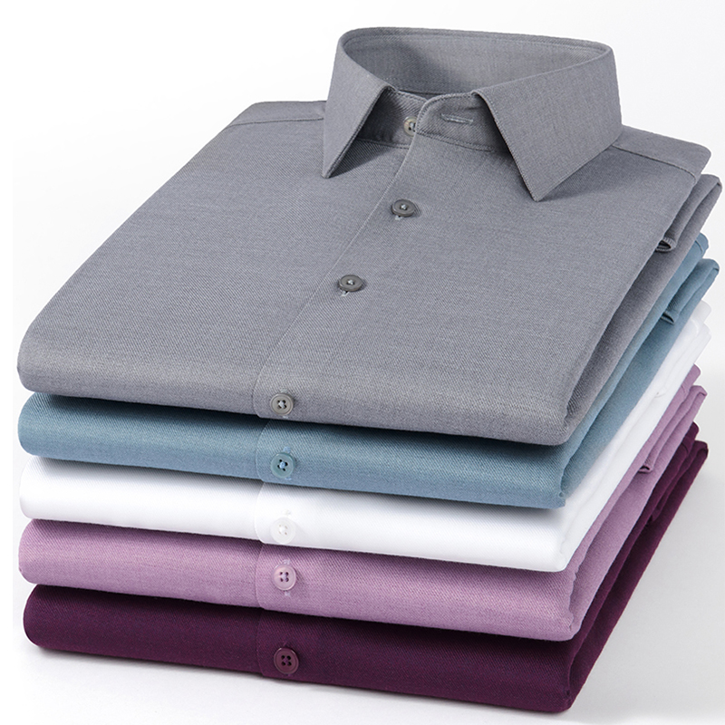 Men's Slim Fit Wool Long Sleev - مراجعة Men Formal Wear Shirts وسعره