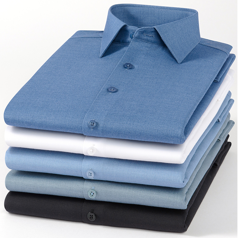 Men's Slim Fit Wool Long Sleev - مراجعة Men Formal Wear Shirts وسعره