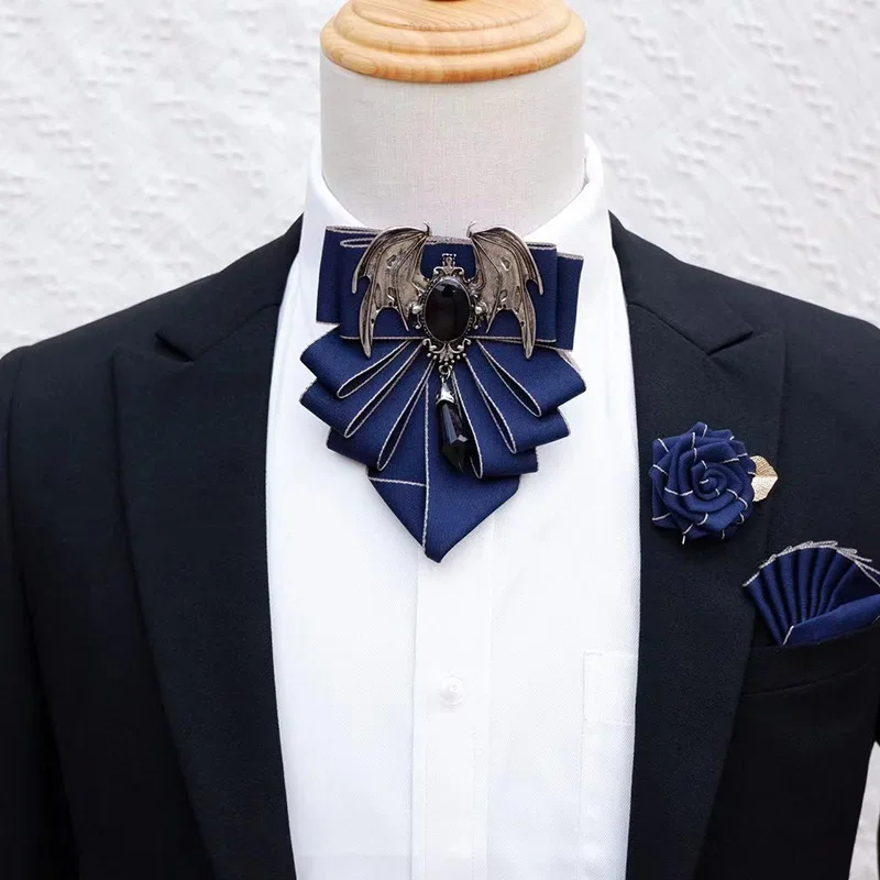 Men's Bow Tie Brooch Set Briti - مراجعة Men Formal Wear Shirts وسعره