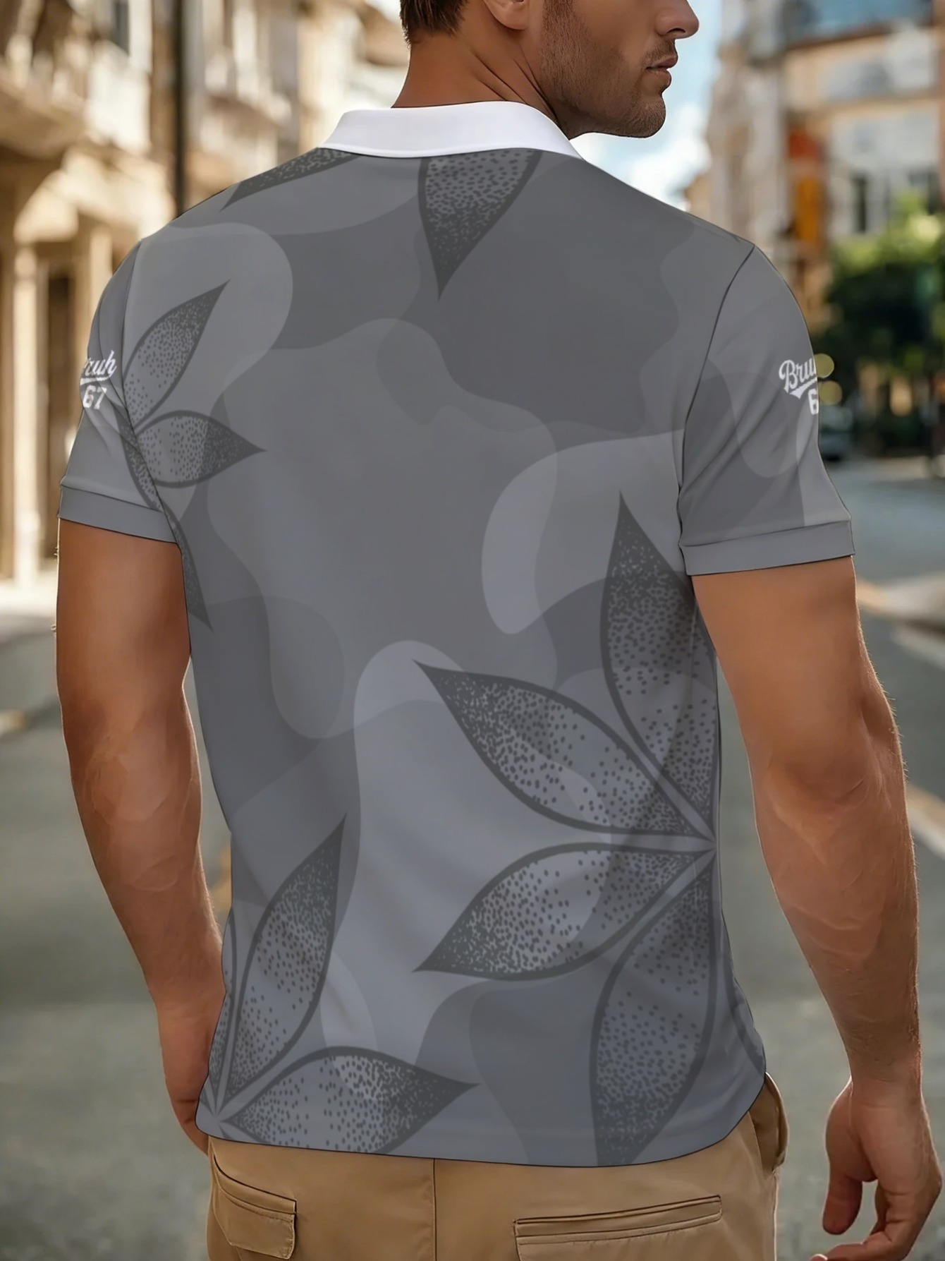 Men's Gray Polyester Shirt,Ado - مراجعة Men Formal Wear Shirts وسعره