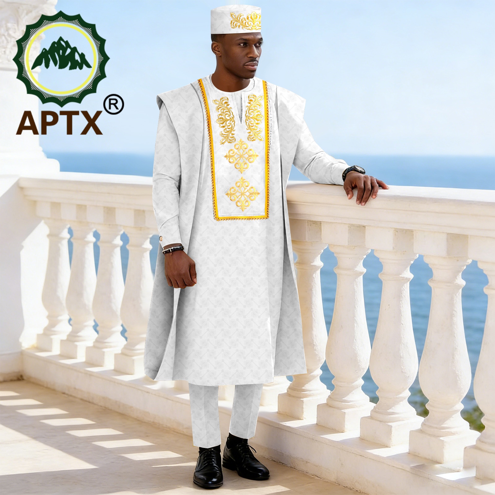 African Traditional Men's 3-Pi - مراجعة Men Formal Wear Shirts وسعره