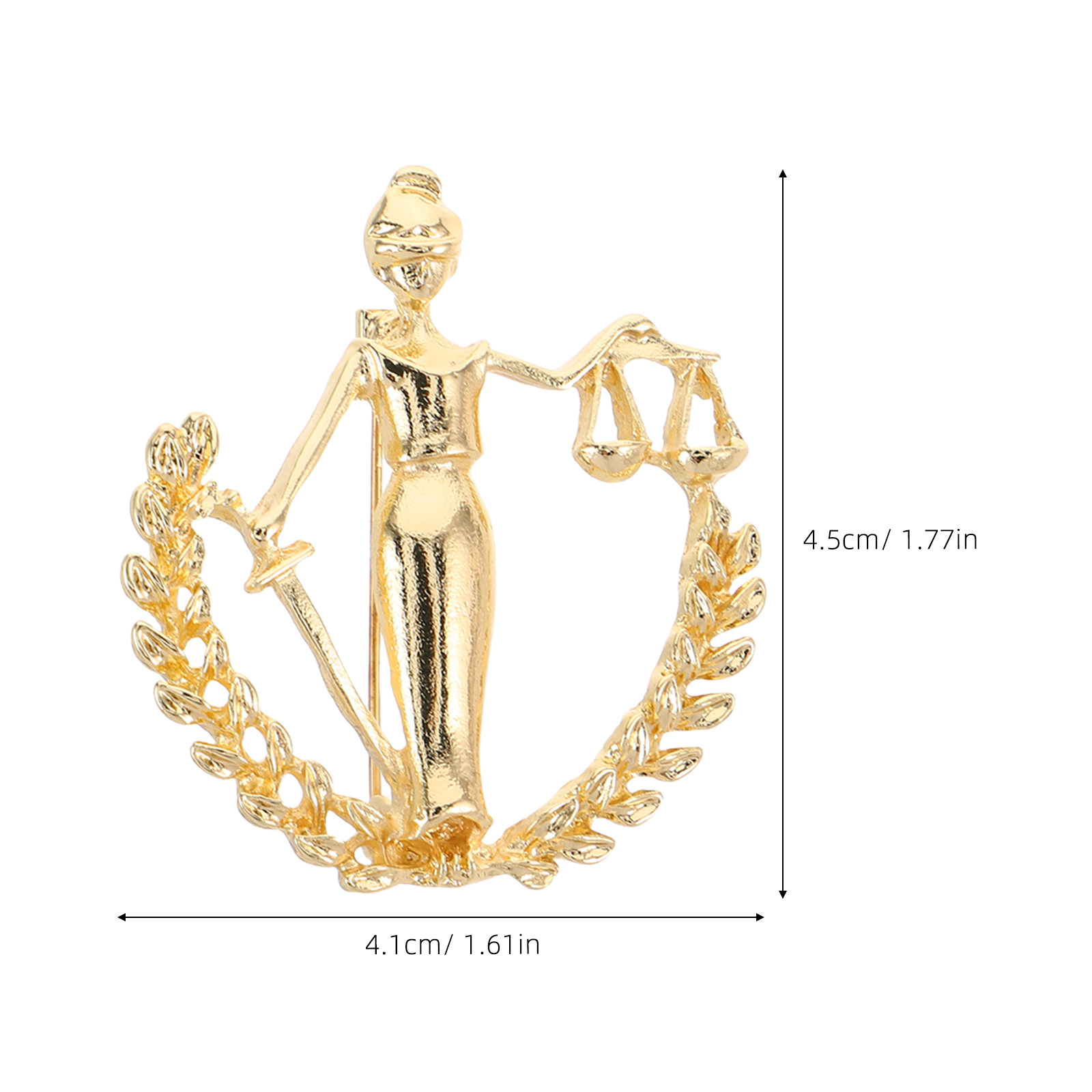 2Pcs Lawyer Brooch Pin Men Sca - مراجعة Scale - Men Formals & Ethnic Wear وسعره